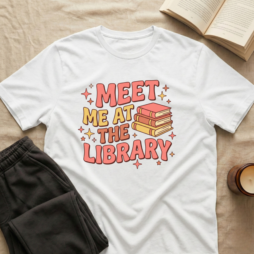 Meet Me At The Library T-Shirt