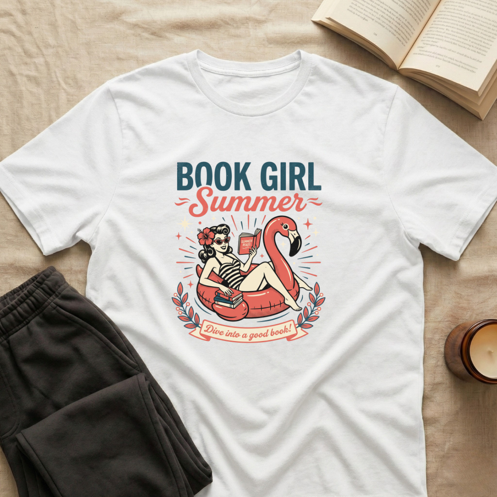 Book Girl Summer T-Shirt