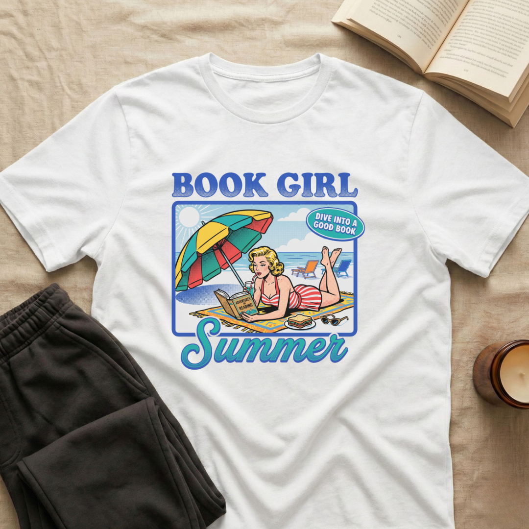 Book Girl Summer T-Shirt
